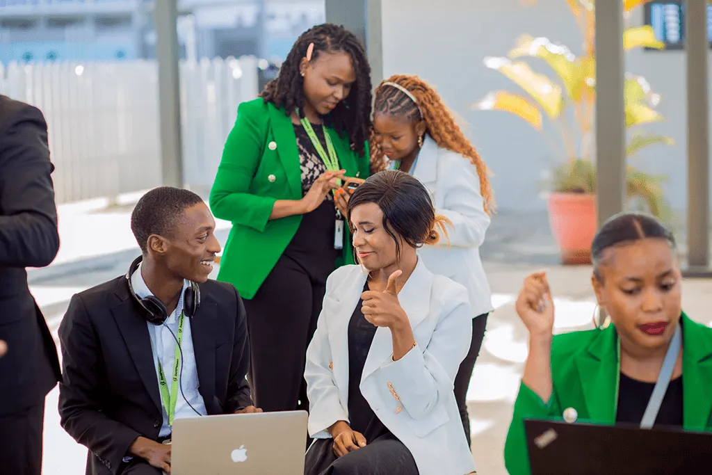 Photograph illustrating localised customer service
